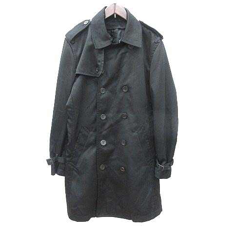 中古 コムサイズム Comme Ca Ism ステンカラーコート 総裏地 S 黒 ブラック Yk メンズの通販はau Pay マーケット ブランド 古着のベクトル