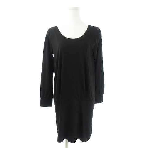 中古 レイビームス Ray Beams ワンピース ひざ丈 長袖 1 黒 ブラック Ah5 レディースの通販はau Pay マーケット ブランド古着のベクトル