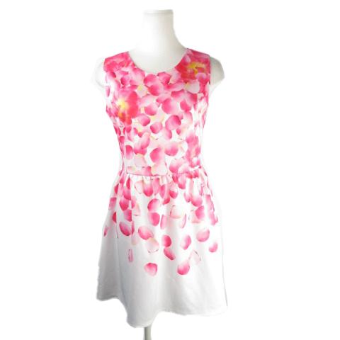 中古 レディ Rady ワンピース ミニ ノースリーブ 花びら F ピンク Ck2 レディースの通販はau Pay マーケット ブランド古着のベクトル