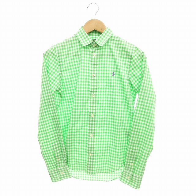 中古 ポロ ラルフローレン Polo Ralph Lauren シャツ 長袖 ギンガム