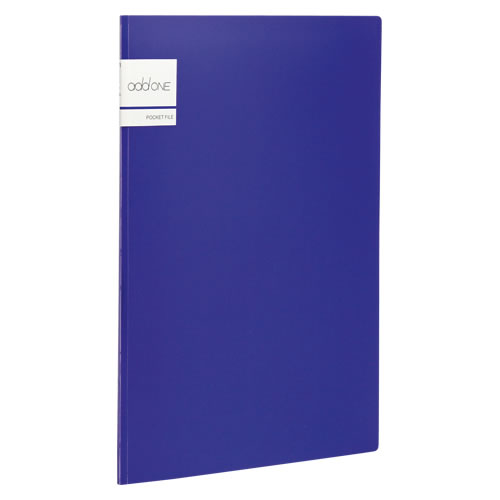 セキセイ アドワンポケットファイルA4 パープル 1冊