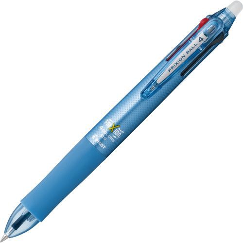 他サイト： 多色ゲルインキボールペン フリクションボール4 0.5mm (軸色:ライトブルー) 1本の商品画像