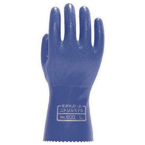 他サイト： モデルローブ No.600 ニトリルモデル L ブルー 1双の商品画像