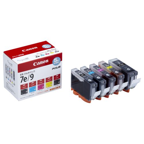 他サイト： 【送料無料】【個人宅届け不可】【法人(会社・企業)様限定】インクタンク BCI?7e+9/5MP 5色マルチパック 10...の商品画像