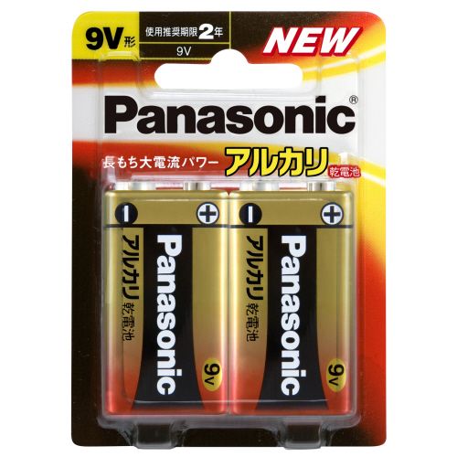 他サイト： アルカリ乾電池 9V形 1パック(2本)の商品画像