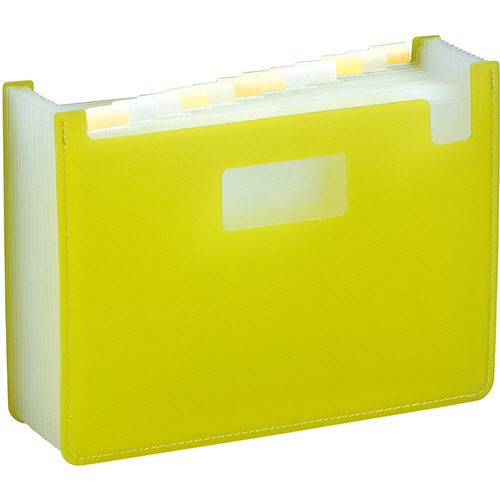 他サイト： セマック ドキュメントスタンド A4ヨコ 13ポケット ライトグリーン 1個の商品画像