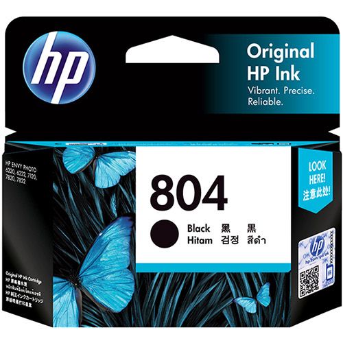 他サイト： HP804 インクカートリッジ 黒 T6N10AA 1個の商品画像