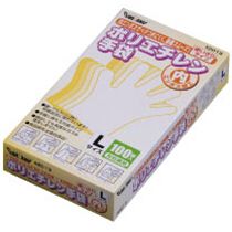 他サイト： ポリエチレン手袋 内エンボス クリア L 1箱(100枚)の商品画像