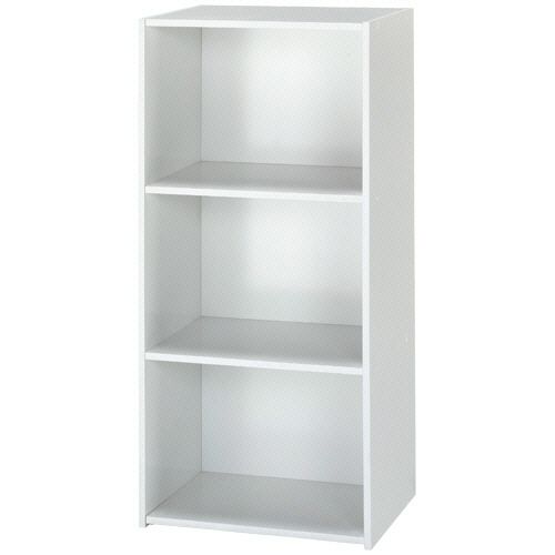 他サイト： 【送料無料】【個人宅届け不可】【法人(会社・企業)様限定】カラーボックス 3段 幅418×奥行290×高さ890mm ホ...の商品画像