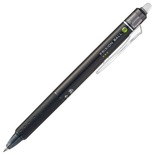 他サイト： ゲルインキボールペン フリクションボールノック 0.5mm ブラック 1本の商品画像