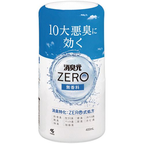 他サイト： 消臭元ZERO 無香料 本体 400mL 1個の商品画像