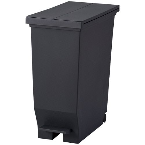 他サイト： 【送料無料】【個人宅届け不可】【法人(会社・企業)様限定】エバン 両開きペダルペール 30L ブラック 1台【イージャパ...の商品画像