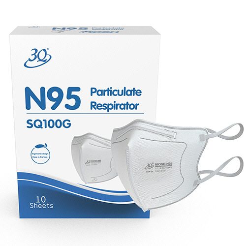 他サイト： N95微粒子用マスク 1パック(10枚)の商品画像