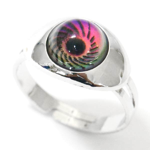 目 目玉 アイ レインボー 虹 ムードリング オーラ 色が変わる カラーチェンジ メンズ レディース シンプル リング 指輪の通販はau Pay マーケット 東京アクセサリー