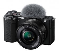 他サイト： 【新品/在庫あり】SONY VLOGCAM ZV-E10L パワーズームレンズキット ブラック レンズ交換式 Vlogカメラ ソの商品画像