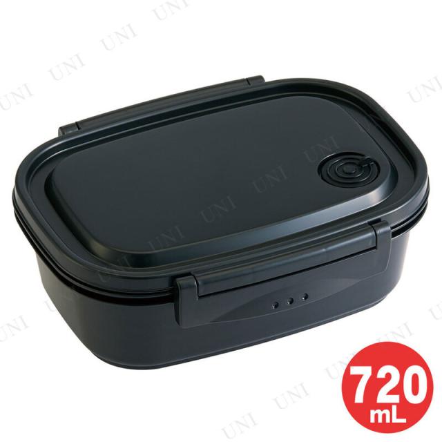 他サイト： ラク軽弁当箱 L ブラック 720mL 【 プラスチック製 台所用品 ランチボックス キッチン用品 】の商品画像