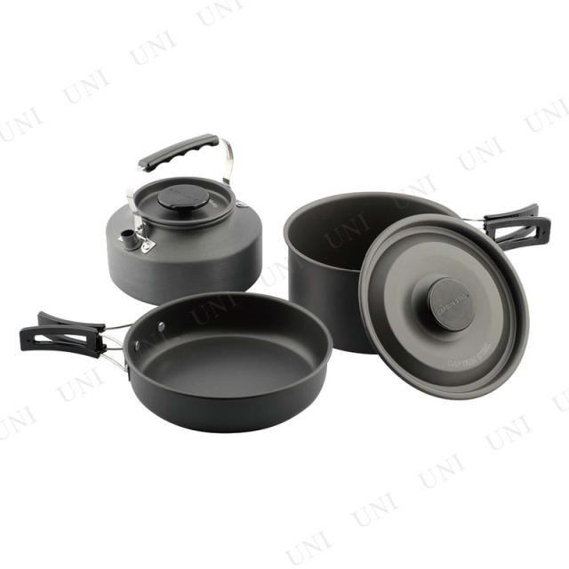 他サイト： CAPTAIN STAG(キャプテンスタッグ) CAPTAIN STAG Easy アルミクッカーセット UH-4121 【 レの商品画像