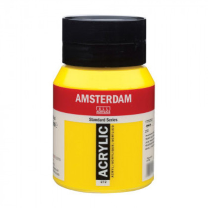 他サイト： ターレンス アムステルダムアクリリックカラー500ml 272 トランスペアレントイエローミディアム 407358 |b03の商品画像