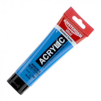 他サイト： ターレンス アムステルダムアクリリックカラー120ml 582 マンガニーズブルーフタロ 486029 |b03の商品画像