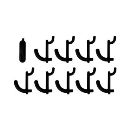 他サイト： パンチングボード用樹脂フック黒10個入 BPF-113 869833 |b03の商品画像