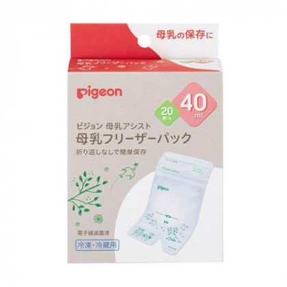 他サイト： ピジョン 母乳フリーザーパック 40ml 20枚入 560109 |b03の商品画像