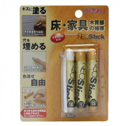 他サイト： 高森コーキ ネオスティック3本組 (ナチュラル) RKP40 |b03の商品画像