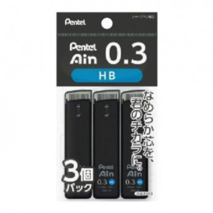 他サイト： ぺんてる パックぺんてるアイン0.3 HB 3個  XC283HB-3P  1個入 |b03の商品画像