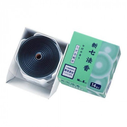 他サイト： 日本香堂 新七法香 白檀の香り 14巻入 26001 |b03の商品画像