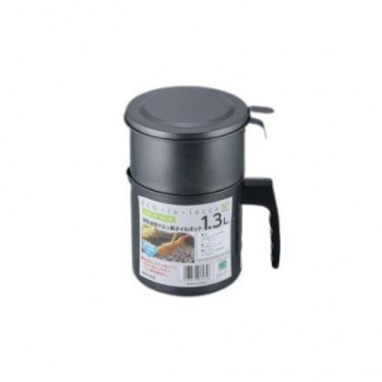 他サイト： エコ・ラ・ロッカ 深型油受けふっ素オイルポット1.3L DER-5228 1056733 |b03の商品画像