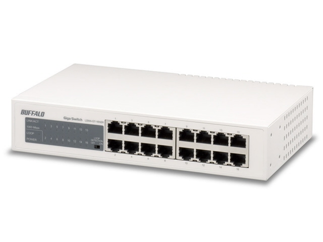 他サイト： バッファロー ネットワークハブ LSW4-GT-16NSRの商品画像