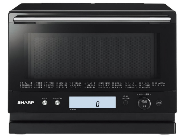 他サイト： シャープ オーブンレンジ PLAINLY RE-WF232-B [ブラック系]の商品画像