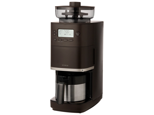 他サイト： シロカ コーヒーメーカー カフェばこPRO SC-C271TD [ダークブラウン]の商品画像