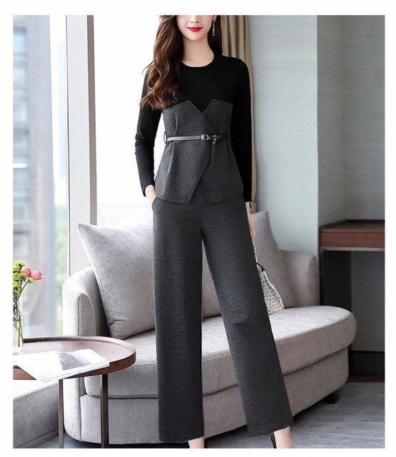 セットアップ レディース 秋 ワイドパンツ スーツパンツ パンツドレス セットアップ レディース 秋 ワイドパンツ スーツパンツ パンツドレス