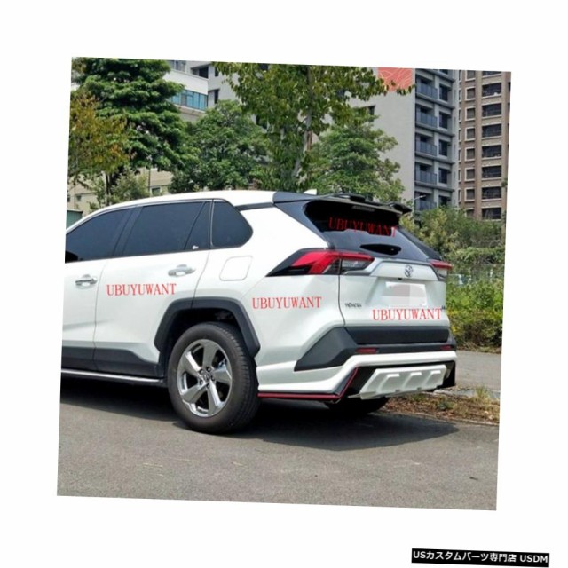 公式店舗 輸入カーパーツ 19 トヨタrav4スポーツスポイラー高品質abs素材車のリアウィングリップスポイラープライマー色 安い Olsonesq Com