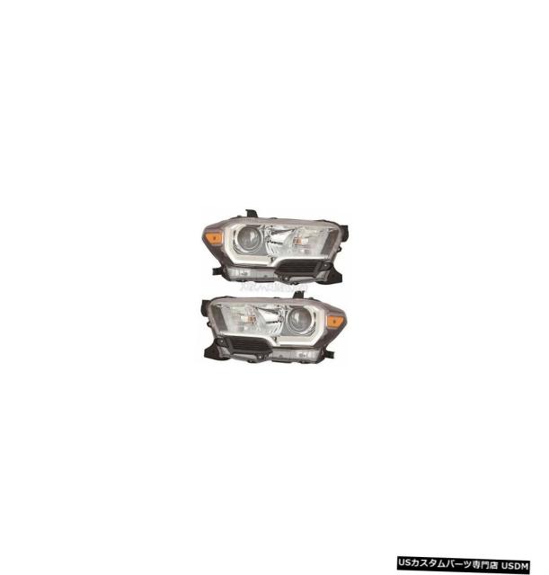 大注目 Toyota Tacoma Black 16 17 Headlights Head Lights Front Lamp W O Drl Pair Set 人気ショップが最安値挑戦 Www Avantikajewellers Com