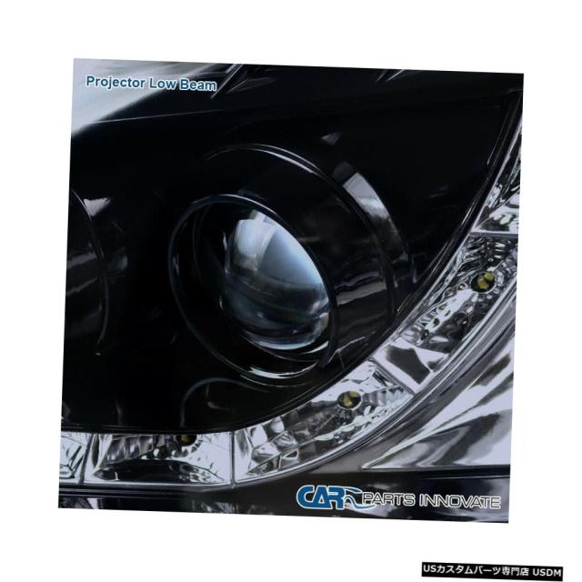 割引特販 フィット96-98ホンダシビック2/3 / 4Dr光沢のあるブラックLED DRLプロジェクターヘッドライトペア 割引特販 フィット96-98ホンダシビック2/3 / 4Dr光沢のあるブラックLED DRLプロジェクターヘッドライトペア