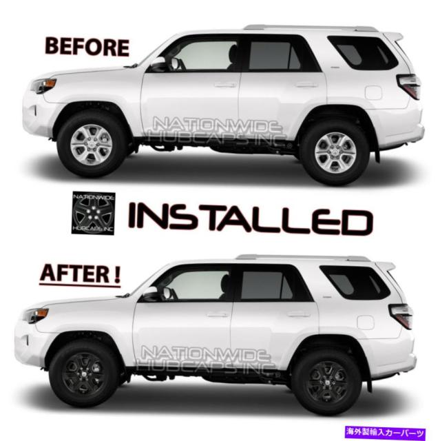 激安単価で Wheel Covers Set Of 4 14 19トヨタ4ランナーsr5 17 ブラックホイールスキンハブのフル リムカバーキャップ For 14 19 希少 Wlhospitality Co Uk