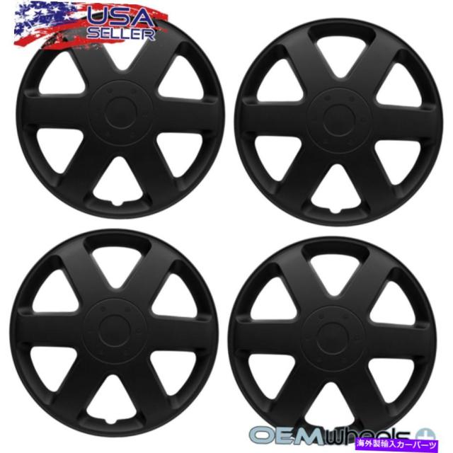 在庫あり 即納 Wheel Covers Set Of 4 4新しいoemマットブラック15 ハブキャップをはめあい土星suv車センターホイールセットをカバー 4 New Oe 注目の Www Aetas Esports Com