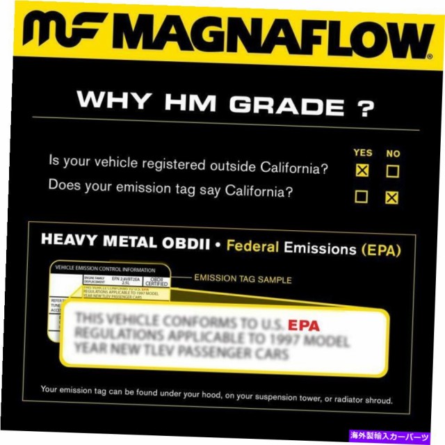 超激安即納 触媒 MagnaFlow Universal Catalytic Converter - 2.00in. Pの通販はau PAY マーケット - 海外輸入 ＳＳショップ｜商品ロットナンバー：511407197 MagnaFlowユニバーサル触媒コンバータ - 2.00インチ部品番号99134HM 特価人気