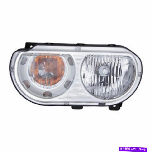 人気ブラドン Challenger Dodge 08 14 Usヘッドライト Driverのためのハロゲンヘッドライトフロントランプ For Lamp Front Headlight Halogen ヘッドライト ウインカー テールランプ Sutevalle Org