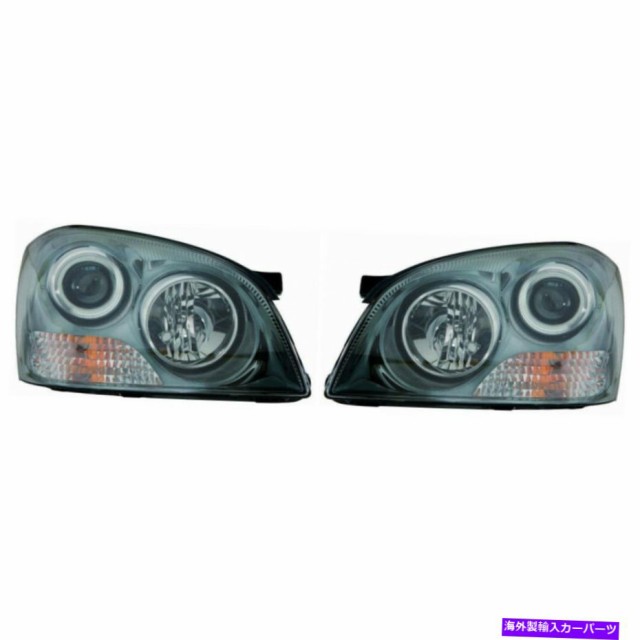 USヘッドライト Kia Magentis Headlightアセンブリ2007-2009ペアLH＆RH側CAPA KI2502137C For Kia Magentis Headlight Assembly