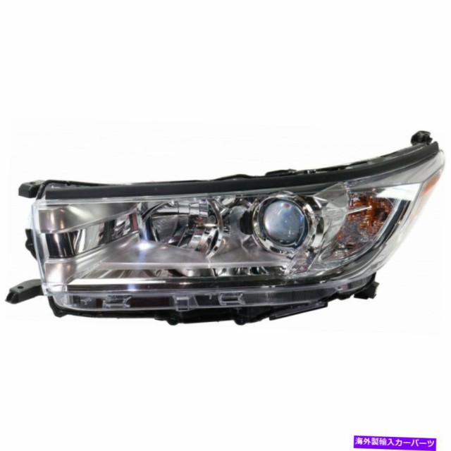 USヘッドライト Toyota Highlander Headlight 2017 2018 2018 2019年運転側W / O LED DRL TO2502251 For Toyota Highlander Head