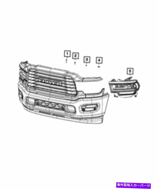 USヘッドライト 本物のMOPARヘッドランプは68360181ACを残しました Genuine Mopar Headlamp Left 68360181AC