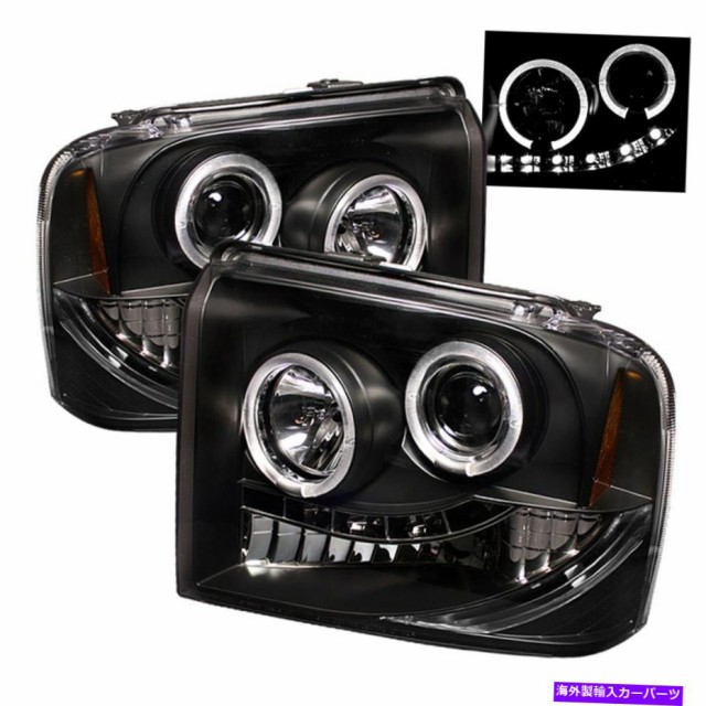 USヘッドライト Spyder Auto 5010544 Halo LEDプロジェクターヘッドライト Spyder Auto 5010544 Halo LED Projector Headlights