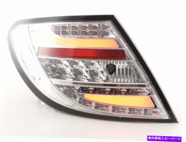 USヘッドライト Mercedes CクラスW204 2011-のためのクロムクリアLEDライトバーテールリアライト - Chrome clear LED light bar