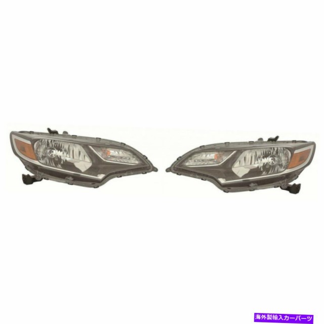 USヘッドライト HONDA FIT HEADLIGHT 2018 2019ペアRHとLHサイドハロゲン用HO2502186 For Honda Fit Headlight 2018 2019 Pair R