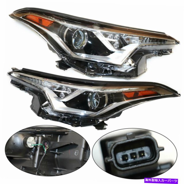 USヘッドライト ペア右左ヘッドライトヘッドライトランプペアフィット2018年 PAIR RIGHT LEFT HEADLIGHTS HEAD LIGHTS LAMPS PAI