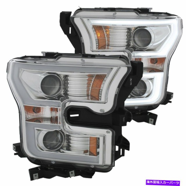 USヘッドライト Anzo USA 111348プロジェクターヘッドライトセット15~17 F-150 Anzo USA 111348 Projector Headlight Set Fits 1