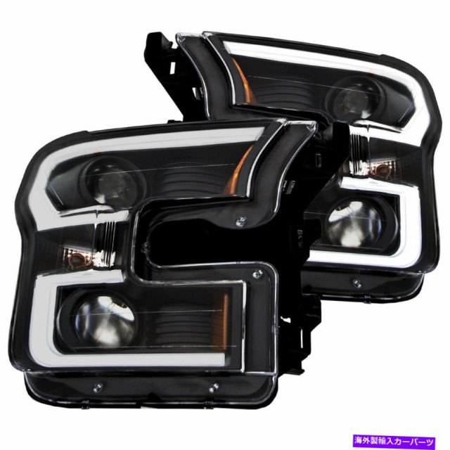 USヘッドライト Anzo USA 111347プロジェクターヘッドライトセット15~17 F-150 Anzo USA 111347 Projector Headlight Set Fits 1