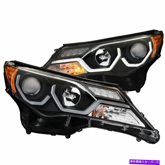 USヘッドライト Anzo USA 111332プロジェクターヘッドライトセットは13-15 RAV4に収まります Anzo Usa 111332 Projector Headlig